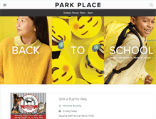 Tablet Screenshot of parkplacemall.com